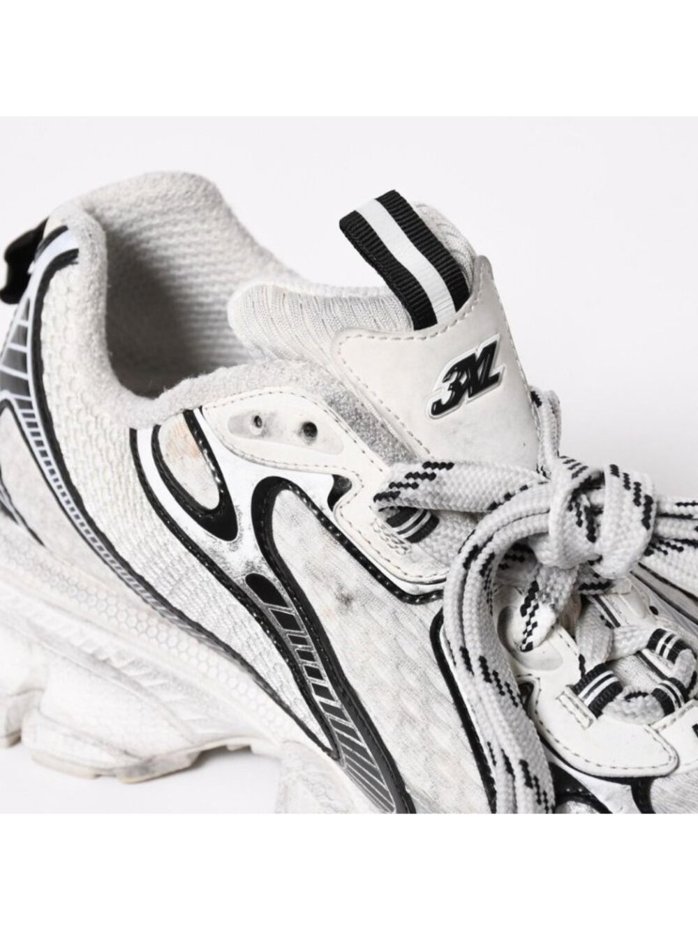 Balenciaga Sneakers 3XL White Silver Black - Picture 6 of 16